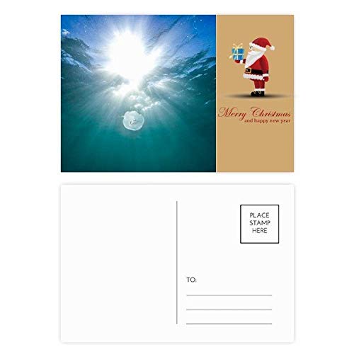 Cartes postales Père Noël Ocean Water Science Nature : le lot de 20 idéal à offrir ou envoyer