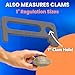 Crab Measurement Tool for MD Blue Crabs and Clams | Regulation Soft Shell, Hard Shell | Floating Crab Gauge with Handle | 1