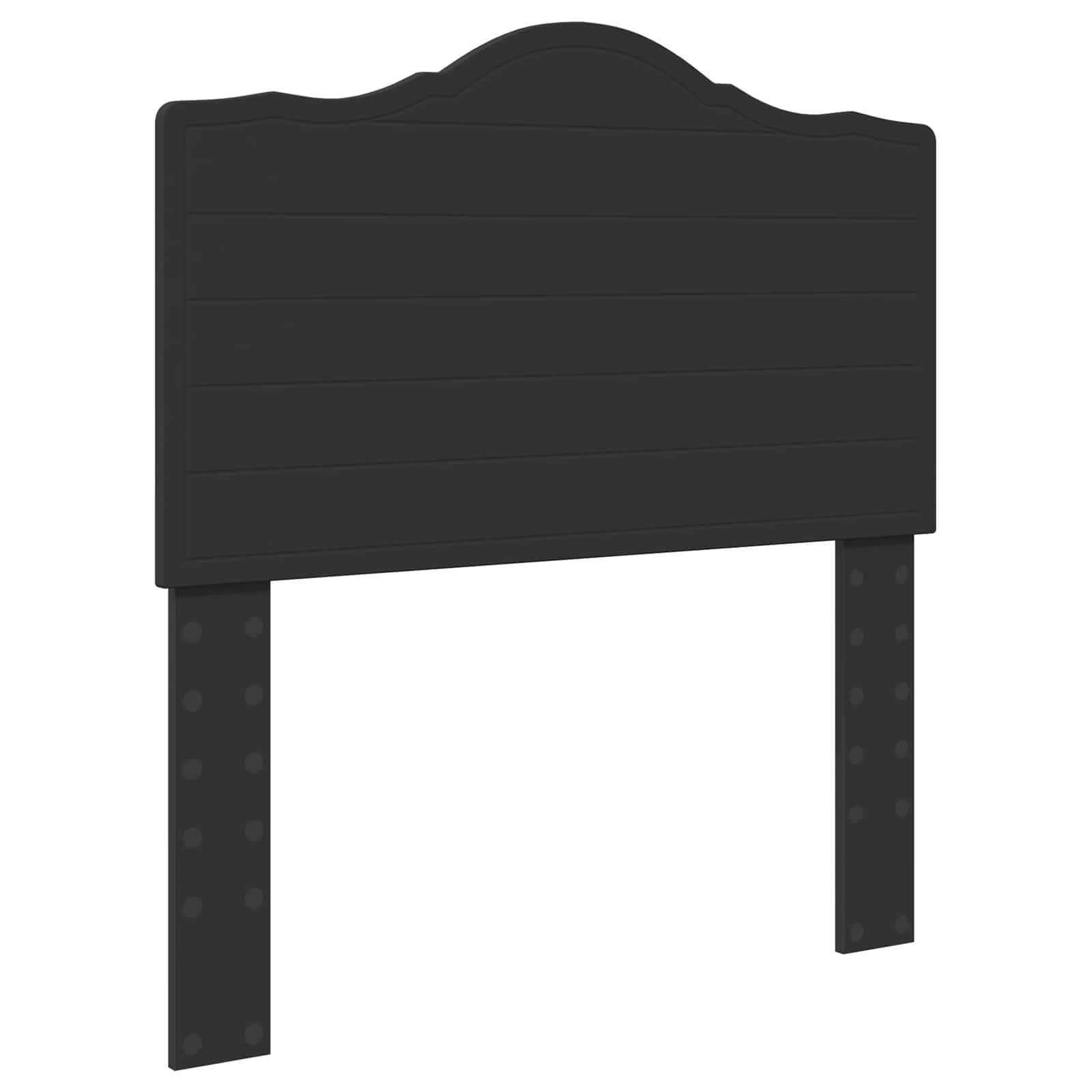 vidaXL Estructura de Cama Negro 100 x 200 cm Madera de Pino Macizo