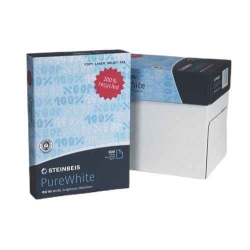 Steinbeis100% Recyc Ppr A4 80gsm Pure White Pack 500 10031