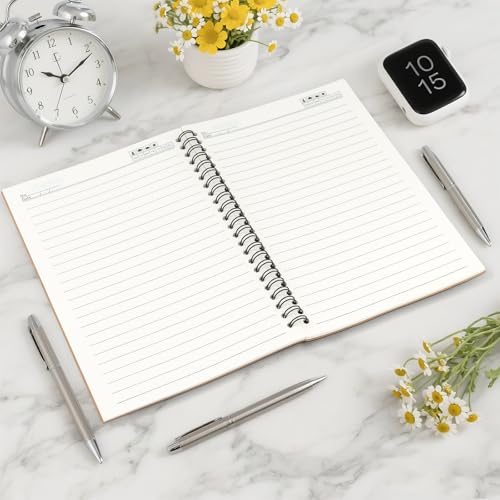 Carnets à spirales kraft A5 lignés pour organiser vos notes - 5