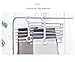 5-Layers Foldable Pants Rack Jeans Trousers Pants Hangers Multi Pant Hangers Multi Pants Rack Space Saving Pants Hangers