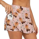 JOJOART Women's Tennis Skirt with Built-in Shorts...