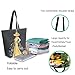 ZzWwR Fashion Woman in Dress Eiffel Tower Extra Large Canvas Gym Shoulder Tote,Durable Daily Reusable Top Handle Bag for Mens Womens Yoga Weekender Picnic Beach Travel Market Shopping