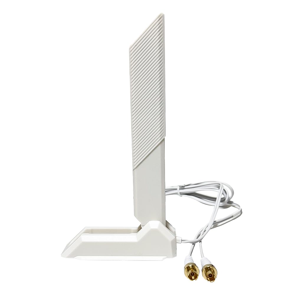 for ASUS WiFi 7 Antenna 2.4G 5G 6G WiFi 6E WIFI7 for B850 Series Wi-Fi 7 Gaming Motherboard with New Interface(White)