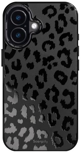 Jolie coque iPhone 10 MagSafe SCORPIFY léopard idée cadeau tendance