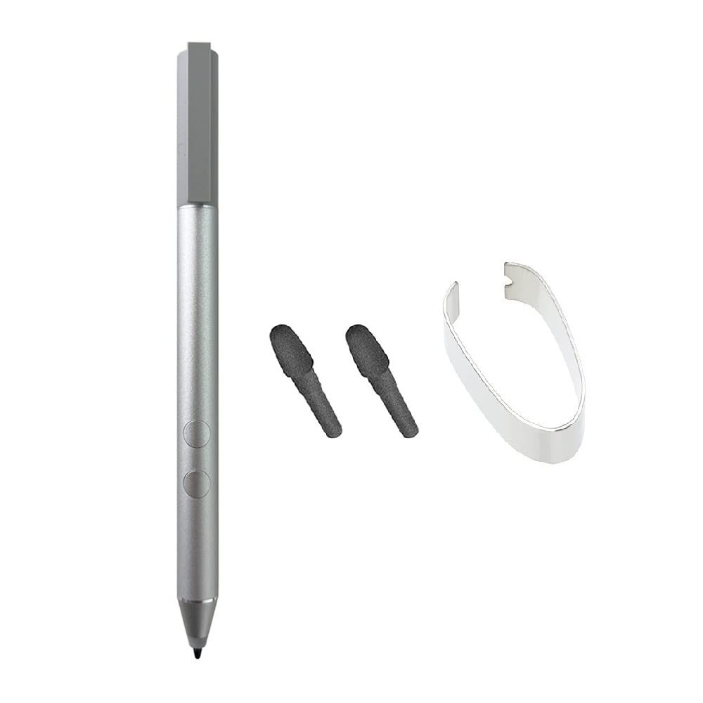 Penna Stilo Per Microsoft Surface E HP - Lega Alluminio, 1024 Livelli Pressione, Argento - Foto 3