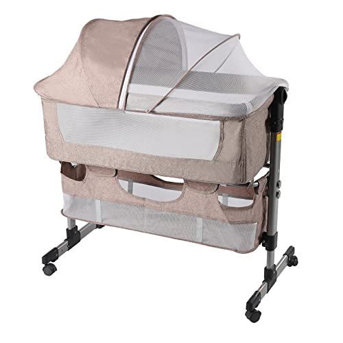 Queeucaer Cuna Para Bebé, Cuna De Viaje, Juego Combinado, Mosquitera, Parque Infantil, Cama Auxiliar, Colchón De Altura Ajustable, A Partir De 0 24 Meses, Paredes Laterales Ventiladas, Ruedas Con Queeucaer Cuna Para Bebé, Cuna De Viaje, Juego Combinado, Mosquitera, Parque Infantil, Cama Auxiliar, Colchón De Altura Ajustable, A Partir De 0 24 Meses, Paredes Laterales Ventiladas, Ruedas Con