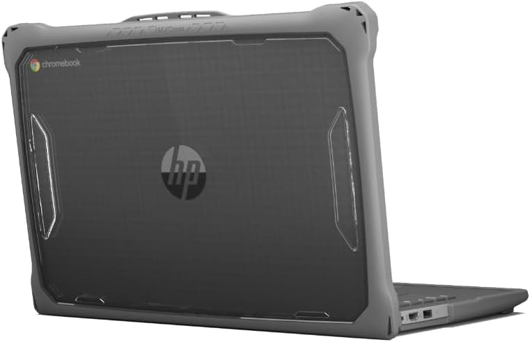 MAXCases Extreme Shell-F2 Slide Case for HP Fortis Chromebook G10 11" (Gray/Clear)