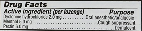 Sucrets Medicated Lozenges-Honey Lemon-18 ct