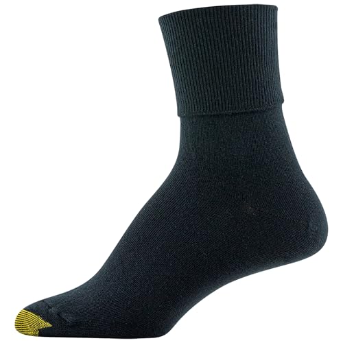 GOLDTOE Women's Anklets Turncuff Socks 3 Pack3