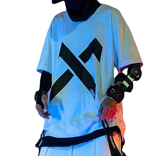XYXIONGMAO Cyberpunk Camisa Techwear Camisas Streetwear Hombres