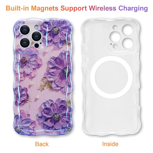 Coque iPhone 13 Pro Max MagSafe fleurie pour votre quotidien