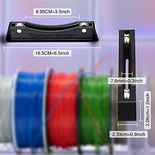Image of Weewooday 12 Set 3D Printer Filament Spool Holder Filament Holder | Fits All Spools of Any Size and All Types for PLA /ABS /TPU /Other 3D Printing Materials