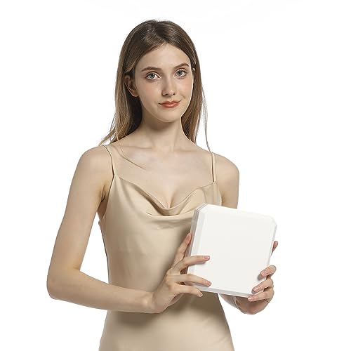 Boîte à Bijoux avec Lumière LED Écrin Collier en Velours Noir