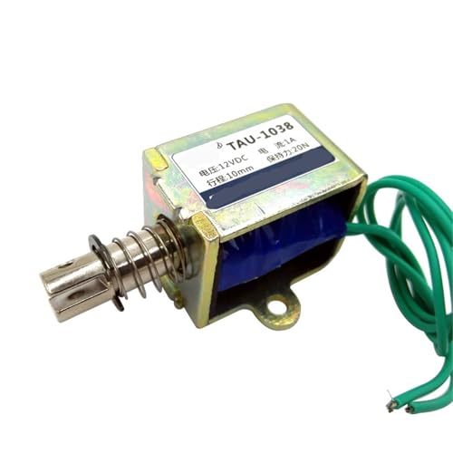 Électroaimant linéaire 12V solénoïde de traction 20N course 10mm TAU1038