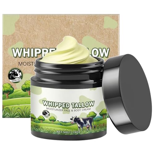 de crema corporal de la cara humectante, crema de rayas de res, hidratación facial hidratante, humedad duradera, hidratación y alimento profundo, 50 g para mujeres