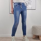 Zoom IMG-2 jewelly jeans elasticizzati taglio baggy Zoom IMG-2 jewelly jeans elasticizzati taglio baggy