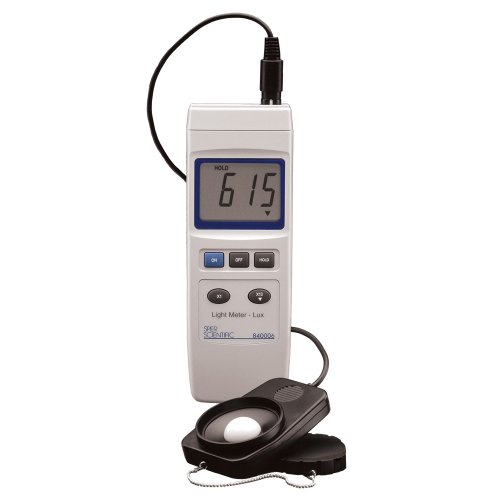 Sper Scientific Light Meter Lux 840006 - Accurate Lux Meter with LCD Display for LED and Photometric Measurements - 2 pc