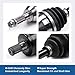 KLV Rear Left CV Axle Compatible with 2019 2020 2021 2022 2023 Can Am Maverick Sport 1000 1000R DPS Commander 700 1000R XMR MAX ATV UTV 705502552