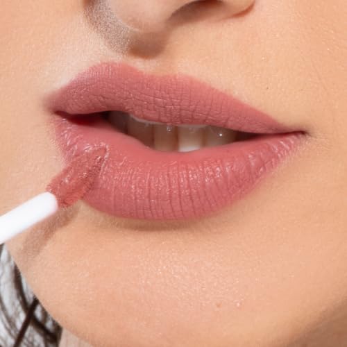 Image of Glow Up Everyday Lip Formula, Velvet Finish Lip Color, Lightweight Smooth Texture, Rosy Nude Shade | 5ml