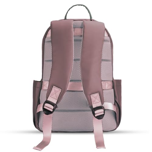 Image of THE CLOWNFISH Women's Laptop Backpack | Vegan Leather Laptop Bag for Office, College, Travel | Fits 15.6 Inch Laptop | Stellar Collection