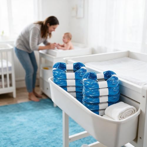 12 sztuk zapasowych worków na pieluchy, 4,5 m, worki uzupełniające do żwirek dla kotów, bezzapachowe i wzmocnione, nadają się do wszystkich rodzajów pojemników na pieluchy i pojemników do usuwania