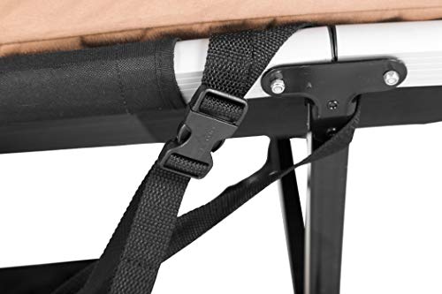 Teton Sports Under Cot Storage; Perfect Companion To The Teton Sports Camping Cots; A Must Have For Camping Cot Users; Storage Organizer For Under Your Cot , Black, 25.5 X 23.5 X 5" #TOP2