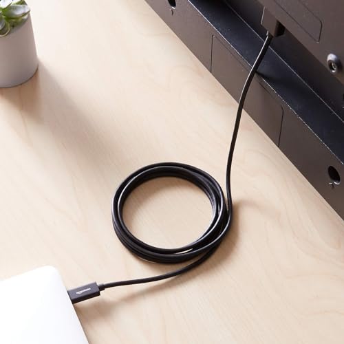 Amazon Basics Premium Aluminum USB-C (Source) to HDMI (Display) Cable Adapter (Thunderbolt 3 Compatible) 4K@60Hz, 6-Foot, Black - Image 7