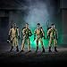 Ghostbusters Plasma Pack O-Ring Action Figure Set, 40th Anniversary 3.75-Inch-Scale (9cm) 4-Pack, Toys for Kids Ages 4 and Up