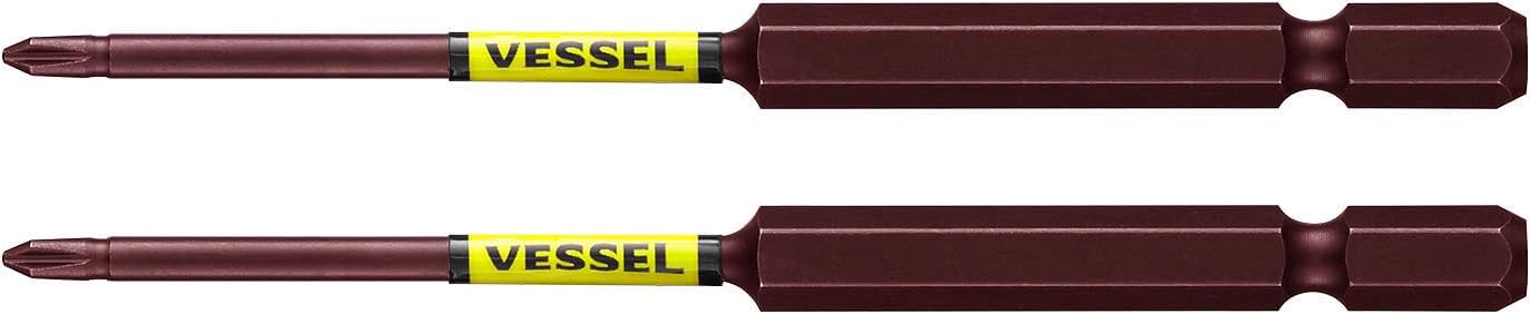 Vessel Recessed SAKISUBO Bit (2 Piece Set) [No.SS161100] (Ph No.1 x O/D 3 x 100 2PC Set) (Japan Import)