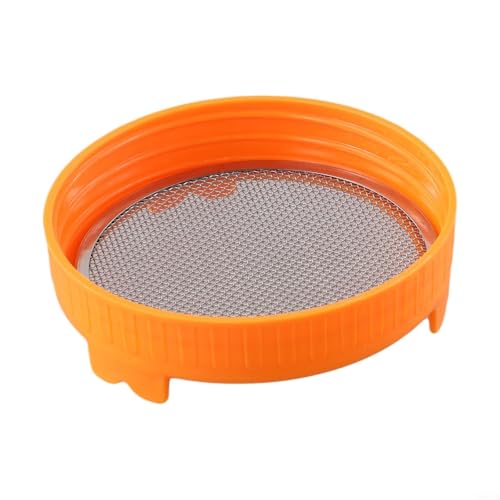 Eawfgtuw Kit de tapa para germinación con pantalla de malla de acero inoxidable para cultivar brotes y microverduras en tarros de conserva de boca ancha, cubierta de germinación y brotes de frijoles