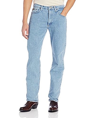 Wrangler Men's Regular-fit Straight Leg Jean(33X30, Light Denim)