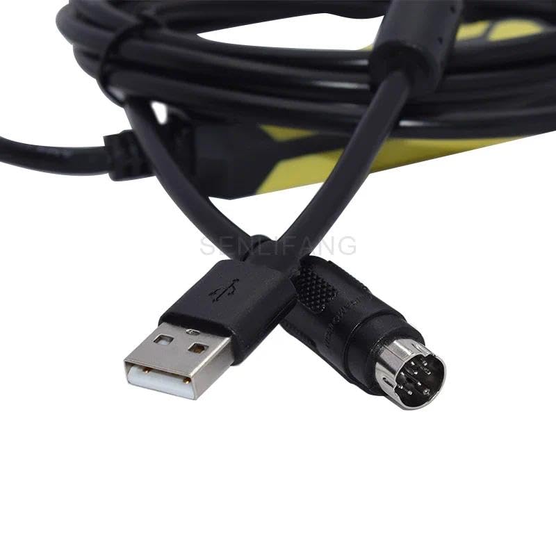 per cavo di programmazione PLC serie FX Adattatore da USB a RS422 Linea di download dati USB-SC09-FX FX-USB-AW