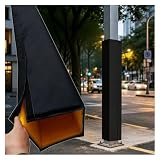 WDJBPSH Cuscino per Palo di Basket Schiuma Quadrata Per Pali, Copertura Colonna Con Cotone Perla Per Aree Sportive/Via/Cantina/Rifugio Cuscinetto Sicurezza(H-4FT-10 X10)