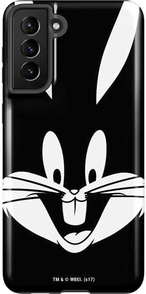 Skinit Pro Phone Case Compatible with Galaxy S21 Plus 5G - Officially Licensed Looney Tunes Retro Bugs Bunny Design