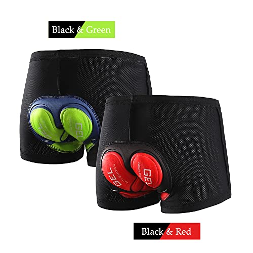 Baugger homens ciclismo roupa interior respirável gel 3d acolchoado bicicleta shorts da bicicleta mt