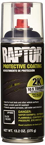 RAPTOR Black UP4883 Bedliner 13.02 Oz 2K Aerosol, 7d-3 Cubic_Meters, 400ml #1