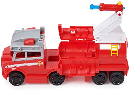 Paw Patrol Pat' Patrouille BIG Truck Pups - Camion + Figurine Marcus - Rejoins Pat' Patrouille Mission Camion avec Marcus & V?hicule 22 Cm - Lance-Projectile Jouet Enfant 3 Ans +