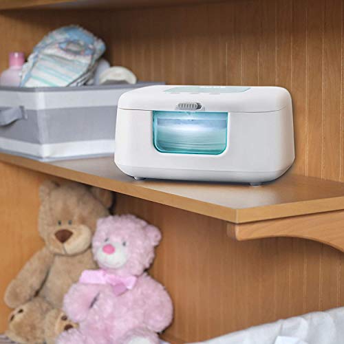 TinyBums Baby Wipe Warmer & Dispenser with LED Changing Light & On/Off Switch - Jool Baby
