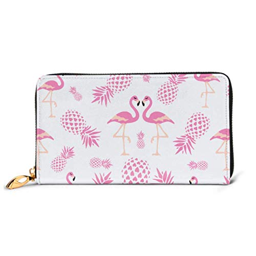Preisvergleich Produktbild JHGFG Mode Handtasche Reißverschluss Brieftasche Flamingo Kiefer Telefon Clutch Geldbörse Abendkupplung Blocking Leder Brieftasche Multi Card Organizer