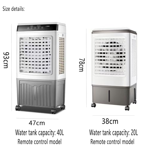 Aire acondicionado portátil para salones grandes climatizador móvil evaporativo de 40 L 8