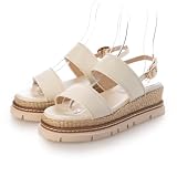 【S-LLサイズ展開・クッション入り】4.5cmプラットフォームジュートサンダル