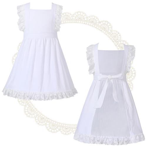 Disfraz completo estilo sirvienta victoriana para niña miniatura 4