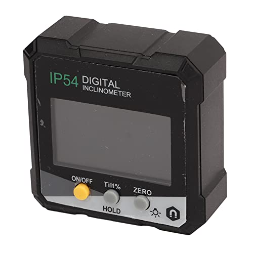 Inclinómetro digital con pantalla LCD y base magnética miniatura 7