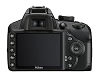 Nikon D3200 SLR-Digitalkamera (24 Megapixel, 7,4 cm (2,9 Zoll) Display, Live View, Full-HD) Kit inkl. AF-S DX 18-105 VR Objektiv schwarz – Ansicht 2