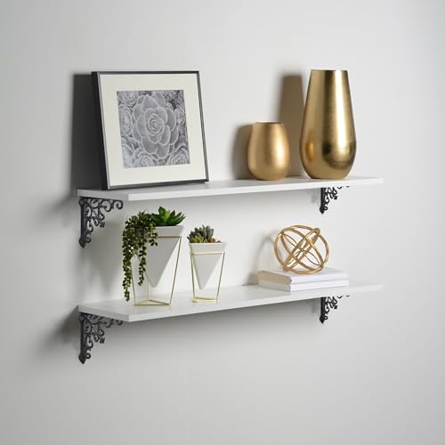 Nach JS-90-061 Victorian Antique Black Shelf Brackets 5 Inch thumb #1