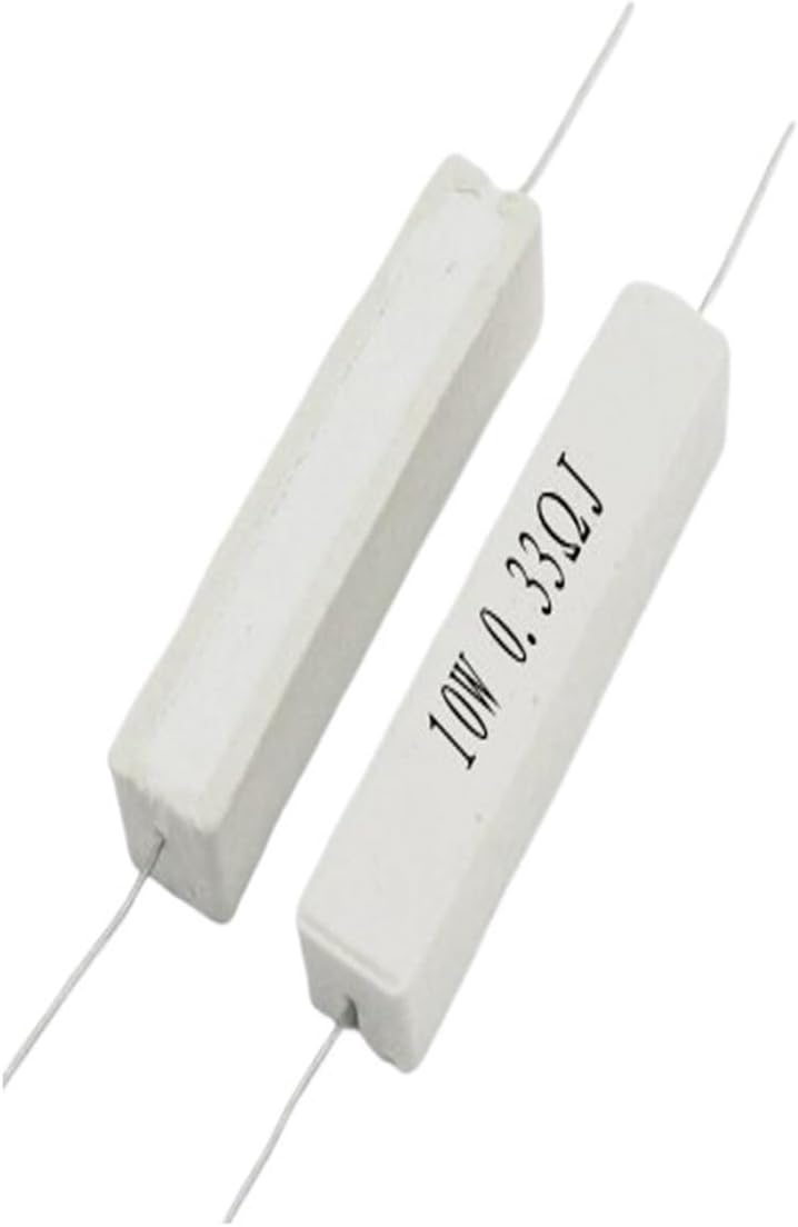 AVIMYA 10pcs 10W 5% SQP Cement Resistor Power Resistance 0.1~10K 0.1R 0.5R 10R 50R 0.22 0.33 0.5 1 2 4 5 8 10 15 20 25 30 100 1K 2K 3K (Size : 50R)
