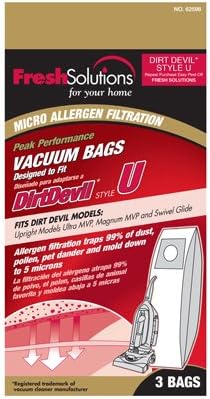 Elco Laboratories 70324 Vacuum Bags, U Style, 3-Pk. - Quantity 6
