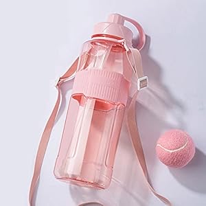 Waterflessen, 1l 2l 3l Plastic Sportwaterfles Met Rietje Draagbare Vuilwaterbeker Met Grote Capaciteit, Volwassenen, Sport, Sportschool, Fitness, Buiten, Fietsen